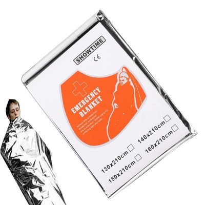 ✙❉™ Survival Blankets For Outdoors Survival Gear And Equipment Hiking Essentials Survival Kits Space Blanket For Adults Thermal