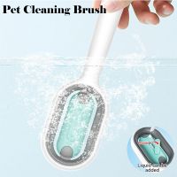 Double Sided Hair Removal Brushes for Cat Dog Pet Grooming Comb with Water tank clean and remove hair and massage Brushes  Combs