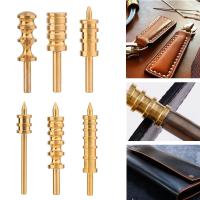 KRABALL Leather Burnisher Pointed or Flat Tip Metal Leather Edge Craft Tools for Leather Slicker Burnishing Tool Edge Burnisher