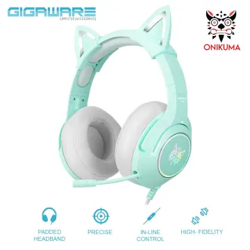 Onikuma k9 pink cat ears hot sale