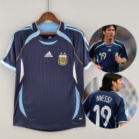 Retro 2006 Argentina Away Football Shirt Customized Name and Number Jersey