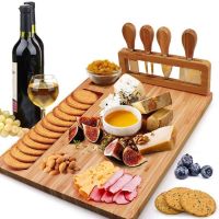 Bamboo Cheese Board Wood Cheeses Boards 1pc