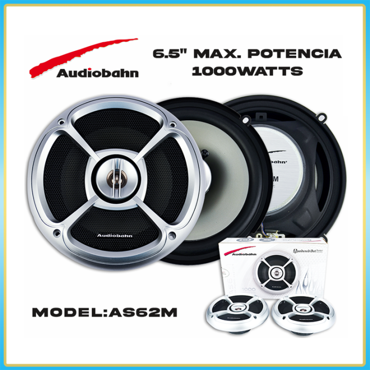 [READY STOCK] AUDIOBAHN AS62M 6.5" CAR AUDIO SYSTEM 1000WATTS MAX POWER