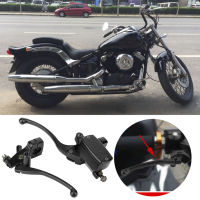 แท่งเบรคมอเตอร์1ชุดกระบอกสูบหลักเบรครถจักรยานยนต์25มม. สำหรับ Honda Shadow 400 600 Magna 250 Steed 400