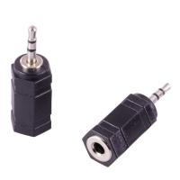 3 Poles Stereo 2.5mm Male Plug to 3.5mm Female Jack Socket 2.5 to 3.5 Audio Connector Headphone Wire Connector