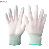 ZTHOME ถุงมือป้องกันไฟฟ้าสถิตย์ ESD Electronic working gloves PU นิ้ว PC antiskid for Garden