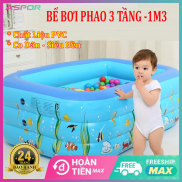 Bể Bơi Cho Bé, Hồ Bơi Phao Chống Trơn Đủ Cỡ 1m2, 1m3, 1m5, 1m6, 1m8, 2m1