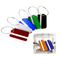 【DT】 hot  Luggage Tags Aluminum Suitcase ID Addres Holder Baggage Boarding Tag Portable High Quality Bag Labels Travel Accessories
