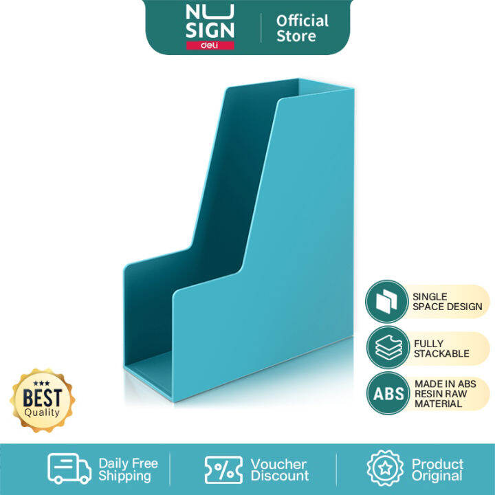 Deli Desk File Organizer Sturdy Magazine File Holder Book Desktop