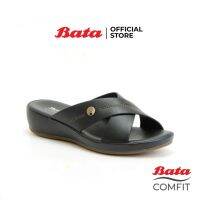 *Best Seller* Bata COMFIT SLIP ON รองเท้าแตะลำลองแฟชั่นสตรี แบบสวม สีชมพู รหัส 6615737 / สีดำ รหัส 6616737 Ladiescomfort Ladiesflat Fashion SUMMER