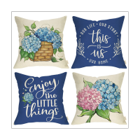 18 X 18 Set of 4 Spring Pillow Covers Spring Decorations Home Decor Sofa Couch Cushion Case