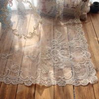 2018 luxury lace table cloth yarn fabric placemats for living room decor solid multifunctional rectangle table cover tablecloths