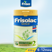 Sữa Frisolac Gold 2 850g Dành cho trẻ 6_12 tháng tuổi