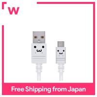 ELECOM Micro USB Cable microUSB [Soft cable, easy to handle] 2.0m White Face MPA-FAMBY2U20WF