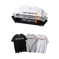 พร้อมส่ง เสื้อยืด พิมพ์ลายโลโก้ข้อความ ?Carhartt ? Streetwear เรียบง่าย สไตล์โมเดิร์น แฟชั่นฤดูร้อน (M-XL)