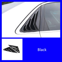 Carbon Fiber Color Rear Window Triangle Panel Decoration Cover Shutters Sticker For Audi A4 B8 2009-2016 Car Styling Accessories