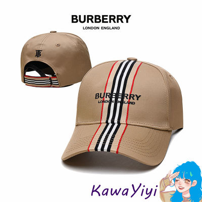 COD &amp; สินค้าพร้อมส่ง】หมวกแฟชั่น Burberry หมวกผู้ชายสไตล์หรูหราหมวกกีฬากลางแจ้งฝาปิดเบสบอลยูนิเซ็กซ์