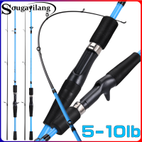 Sougayilang Fishing Rods 1.8M เมตรคันเบ็ดแบบพกพา2ส่วนปั่น/หล่อเหยื่อคันเบ็ดอีวาจับสำหรับปลาคาร์พ