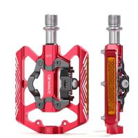 GEWAGE Bicycle Pedals Ultralight Anti-Slip CNC BMX MTB Road Bike Pedal Cycling 3 Sealed Bearing Bike Pedals SPD Pedals