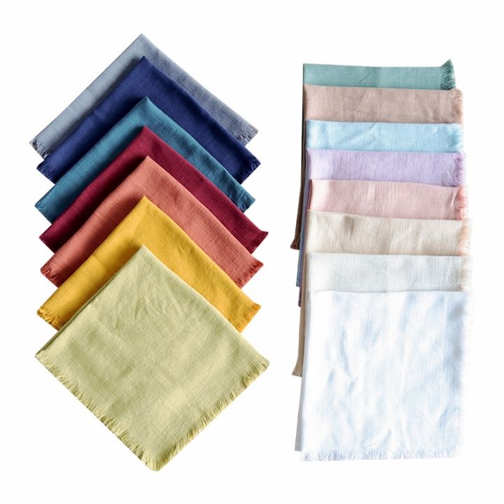 3pcs-set-cotton-linen-napkin-linen-tassel-design-plain-kitchen-towel-fabric-art-tea-towel-cup-wiping-cloth-restaurant-supplies