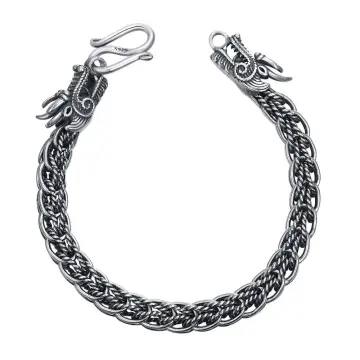 Moniko Lucky Silver PH Genuine 92.5 Italy Silver Bracelet 925 silver  bracelet Plated Fashion for men