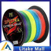 1ม้วน8 Strands สายตกปลาที่มีสีสัน100/300/500M Extreme Strong Braided สายตกปลา Fishing Tackle