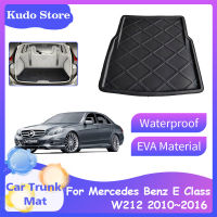 รถ Trunk Mat สำหรับ Benz E Class W212 E200 250 300 350 2010 ~ 2016กันน้ำ Cargo Liner Cushion กระเป๋าเดินทางพรม Accessorie