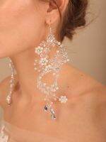 【YF】∋  Earring Wedding Hair Accessories Handamde Ornaments for Prom Jewelry Fashion Bridal Tiaras