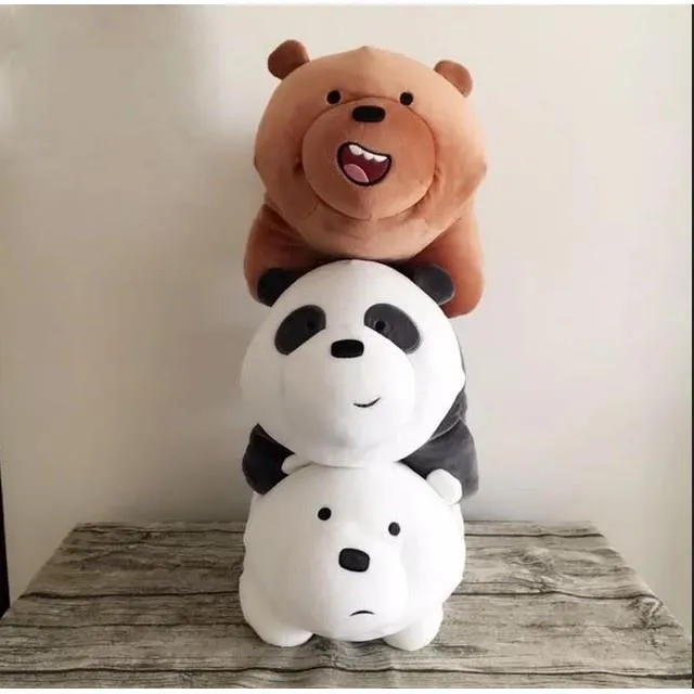 Miniso We Bare Bears Standing Plush Toy Grizzly Panda Ice Bear Stuffed Toy Jojolei Shop Lazada Ph 2213