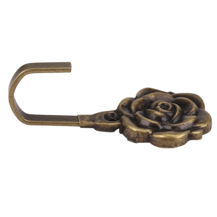 2pcs-metal-rose-flower-curtain-tie-back-tieback-holders-wall-hooks-decor