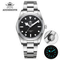 Addiesdive Men S Watch Bubble Mirror Pot Cover Glass NH35A Automatic Mechanical Sapphire Blue Luminous Waterproof Diving Watchhot