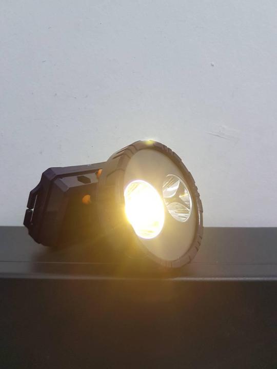 ไฟฉายคาดหัว-led-high-power-headlight-ไฟชุด-led-2-หลอด-day-light-และ-warm-white-ให้ความสว่างถึง-400watt