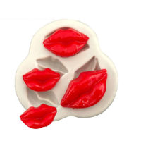 Kiss Lip shapes แม่พิมพ์ซิลิโคน sugarcraft คุกกี้ Cupcake ช็อกโกแลตเบเกอรี่แม่พิมพ์ fondant เค้กตกแต่งเครื่องมือ Di Y PASTE