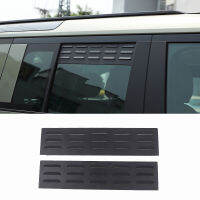 สำหรับ Land Rover Defender 90 110 130 2004-2023รถด้านหลังหน้าต่าง Louvers Air Vent Scoop Shades ฝาครอบ Trim ผ้าม่านรถอุปกรณ์เสริม