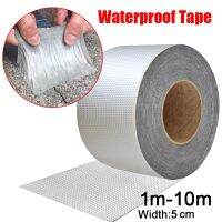 Aluminum Foil Tape Stop Leak Stick High Temperature Resistance Waterproof Repair Self Adhesive for Roof Hose Repair Flex Tape Adhesives  Tape