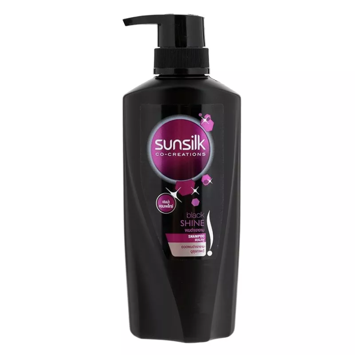 fernnybaby-ซันซิล-sunsilk-400ml-ยาสระผม-แชมพูสระผม-ซันซิล-400-มล-หัวปั้ม-รุ่น-ซันซิล-ยาสระ-สีดำ-400-มล