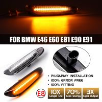 ไฟ Led ต่อเนื่องบ่งชี้ทิศทางสำหรับ Bmw X3 E83 X1 E84 X5 X53 E60 E46 E81 E82 E90 E88ข้าง