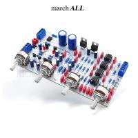 March All PR-741A ชุดลงอุปกรณ์ Pre-Amp ปรี-แอมป์ ปรับทุ้ม-แหลม ซ้ายขวา อิสระ สเตอริโอ โทน คอนโทรล BASS TREBLE BALANCE เป็นภาคต้นทุก Player Tone Control Pre Amplifier ออกแบบ ใ