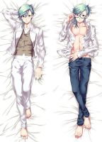 (ถ้าติดต่อเราเอง) อะนิเมะ Uta No Prince-Sama Dakimakura กรณีหมอนกอด HIjirikawa Masato มิคาเสะไอโยนหมอนอิงที่บ้าน D