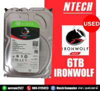 HDD (ฮาร์ดดิสก์) 6TB SEAGATE IRONWOLF 7200RPM SATA3