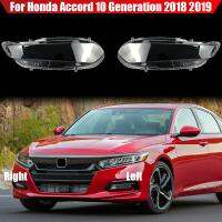 ฝาครอบไฟหน้าโป๊ะไฟแบบโปร่งใสสำหรับ Honda Accord 10 Generation 2018 2019อุปกรณ์เสริมรถยนต์ไฟหน้า