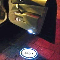 JXF 2PC Universal Ghost Shadow car styling LED Logo Projector Welcome Door Lights Suitable for Russias car brand