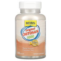 Natural Balance Original Chitosan 250 mg 120 Capsules Super Chitosan 3000 3,000 mg 120 VegCaps