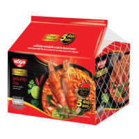 NISSIN NISSIN Thai Signature Instant Noodles Sachet Premium Shrimp Tom Yum Flavor 72 g. (5 sachets pack)