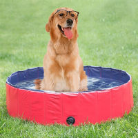 Dog Pool Foldable Dog Swimming Pool Bath Swimming Tub Bathtub Swimming Pool Collapsible Bathing Pool for Dogs Cats Kids