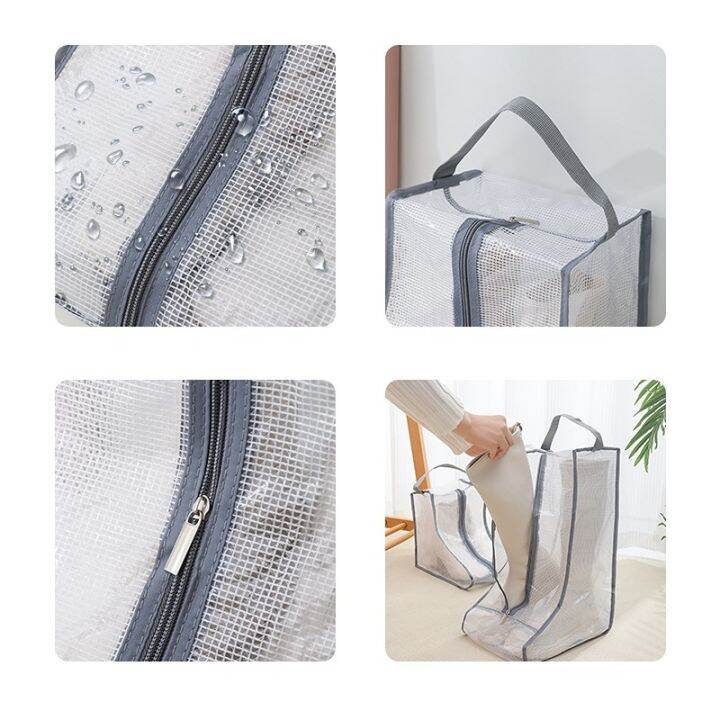 storage-protect-tote-shoes-rain-zipper-bag-organizer-drying-shoes-accessory-portable-shoes-dust-proof-pouch-travel-storage-boots