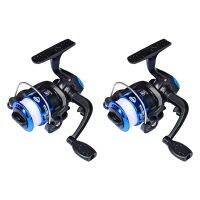 PRO BEROS 2Pcs LL200 Metal Spinning Wheel Fishing Reel 5.2:1 Gear Flying Fish Wheel Fishing Tool