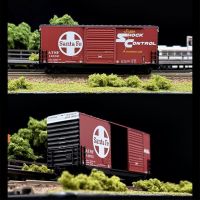 รถบรรทุกโมเดลรถไฟ1/160 N Scale 0310100051 N 40Ft รถตู้รถรางแบบคลุมของเล่นโมเดลคาราวาน