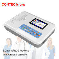 Contec ECG300G Electrocardiograph 3 channel 12-lead ECG Electrocardiograph Multi-language