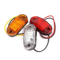 ▼∈✧ 1PCS 10V 30V LED Side Marker Lights Warning Tail Light Auto Car External Lights Trailer Truck Lorry Yellow Orange White Red